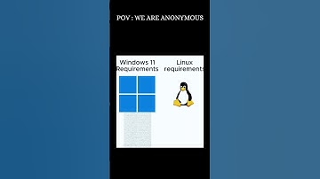 Windows and Linux Requirements #hack #hacking #hacker #window #linux #os