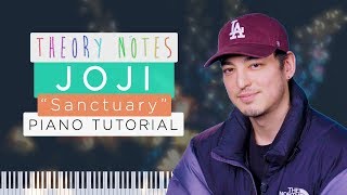 How to Play Joji - Sanctuary | Theory Notes Piano Tutorial