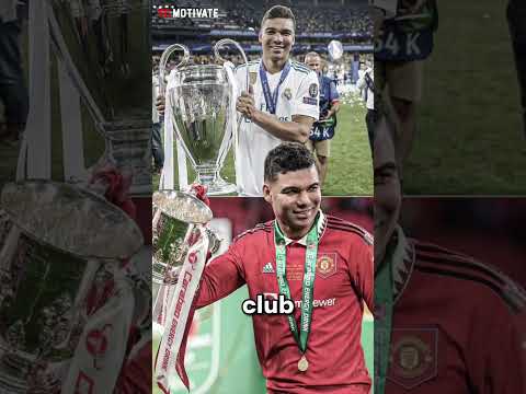 Casemiro Trophy Win Rate After Winning Carabao Cup With Man United 🔥 #football #shorts