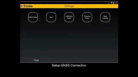 Trimble SitePulse - Initial Setup