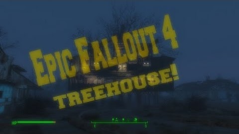 Fallout 4, Epic Tree House Tour! (Must Watch)