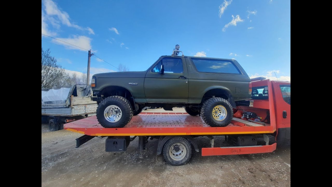Форд Бронко 2-я часть (1996 гв, 5,8 л бензин, АКПП, 4WD), 2021 г - YouTube