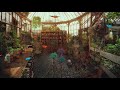 Herbology Classroom Greenhouse [ASMR] Harry Potter Ambience ⚡Relaxing nature sounds