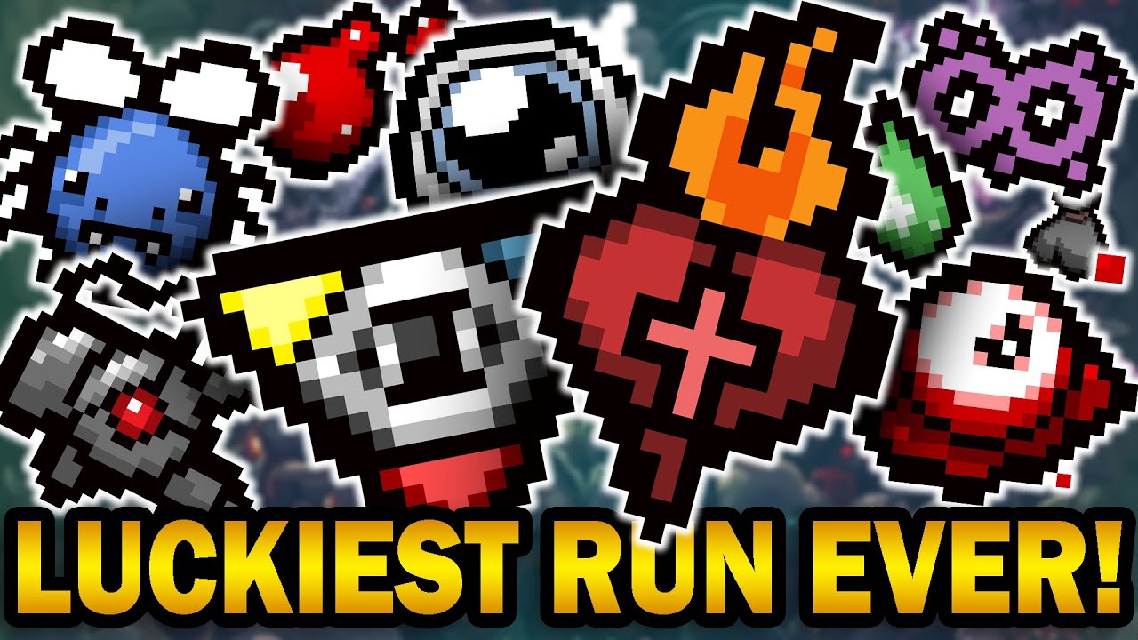 Luckiest Run in the History of Isaac - YouTube
