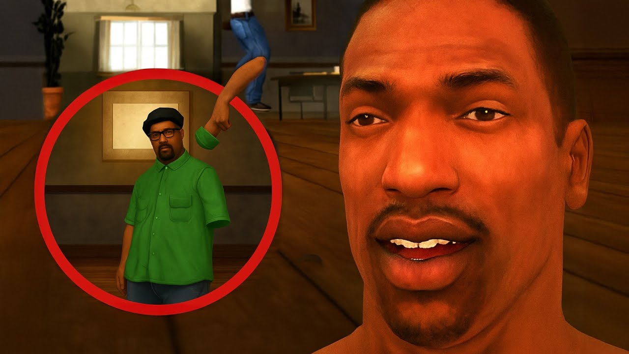 Big Smoke está debajo del suelo en GTA San Andreas #noclip #gtasanandreas