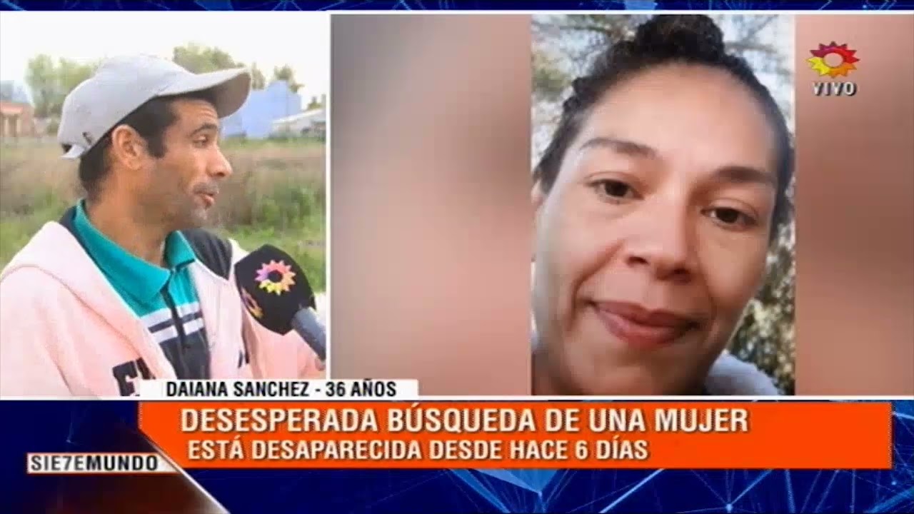 Búsqueda de Daiana Sánchez. Hacen rastrillajes con perros del K9
