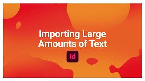 Book Formatting: Importing Large Amounts Of Text