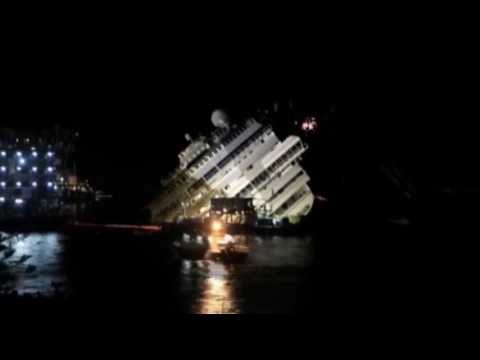 The 19-Hour Raise of Costa Concordia, in 2 Minutes