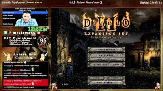 CLASSIC Diablo 2 (non-LOD) Sorceress World Record! - 1:24:52
