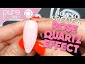 How to create a Rose Quartz Effect Nail Design | Pure Nails