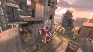 Team Fortress 2 - Falling Spy 180 Degree Turn Stab