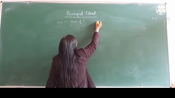 Ideal generated by a set and Principal Ideal