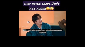 they never leave Jin
