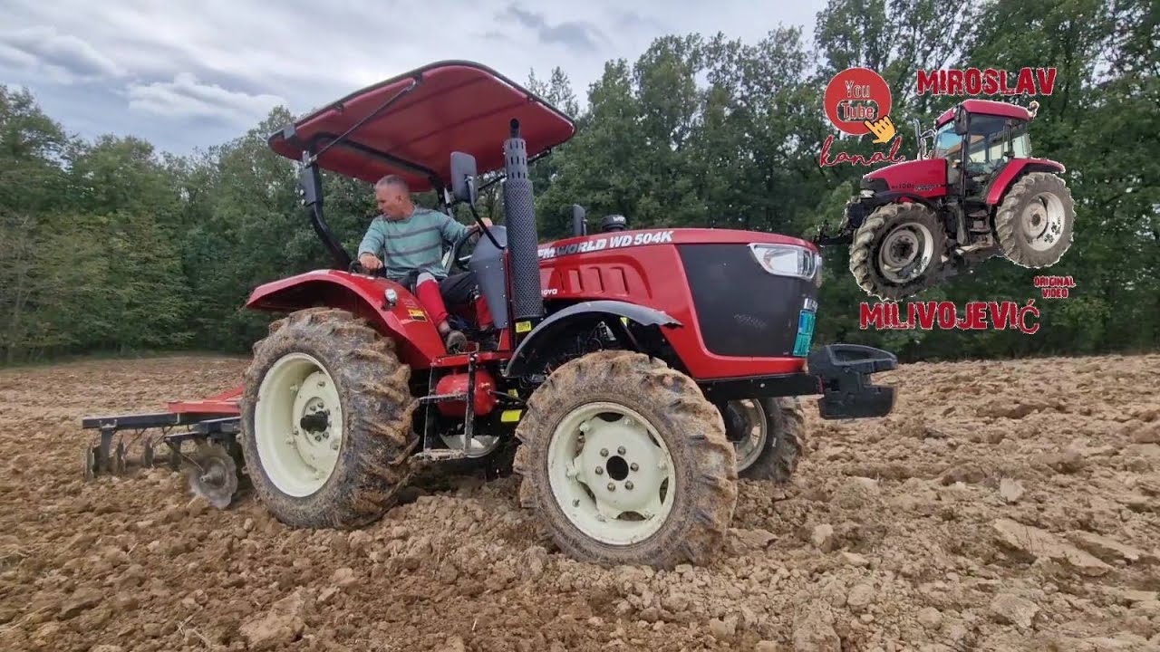 Priprema zemljišta za setvu ječma sa FM WORLD 504K i IMT 549 DV |@agrinovsrs