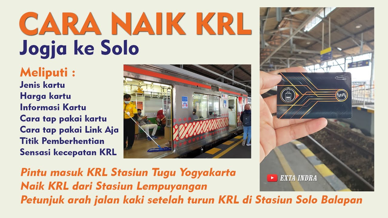 Naik KRL Jepang JR 205 || Cara Panduan Naik KRL Jogja Solo 1 Orang 1 ...