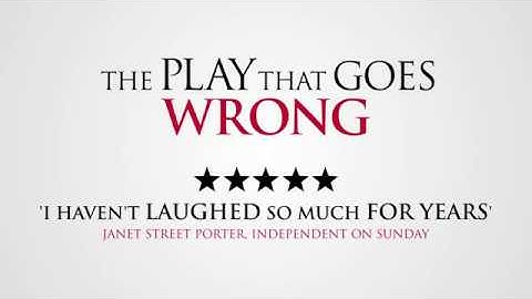The Play That Goes Wrong trailer