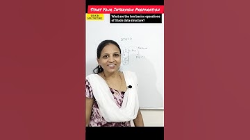 What are two basic operations of stack data structure? #shorts #youtubeshorts #viral