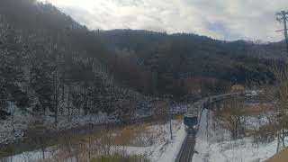 【岐阜県】山々に囲まれて、新型ディーゼル特急が行く南高山‼️特急ひだ‼️富山 高山行 HC85系2+2+4両編成 高山本線 JR東海