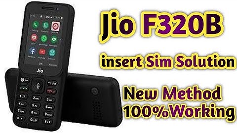 Jio F320b insert Sim problem solution Jio phone sim not working solution new method 100%working