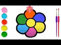 Flower drawing | How to draw a flower drawing easy to draw step by step drawing to HD drawing