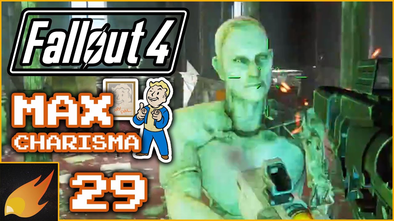 Fallout 4 SYNTH JUMP SCARES Max Charisma Build Playthrough (Let's