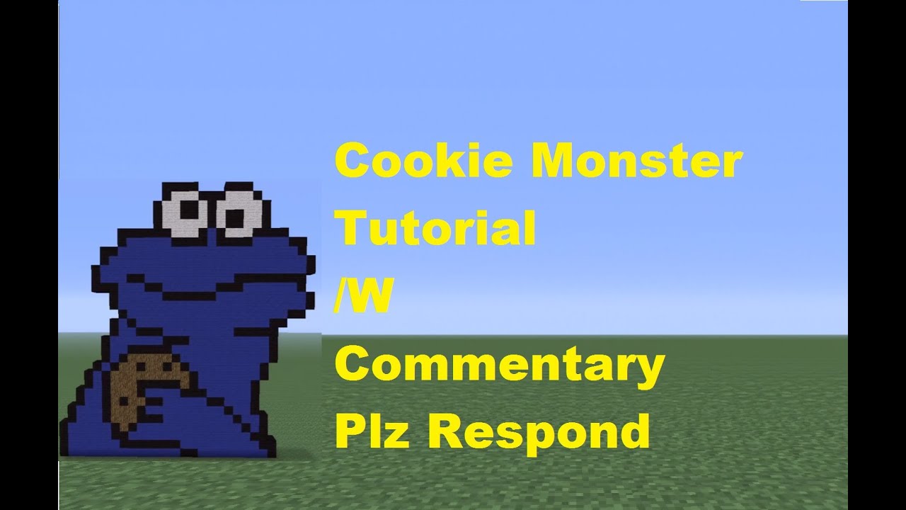 Minecraft 360: How To Build The Cookie Monster *Remake* - YouTube