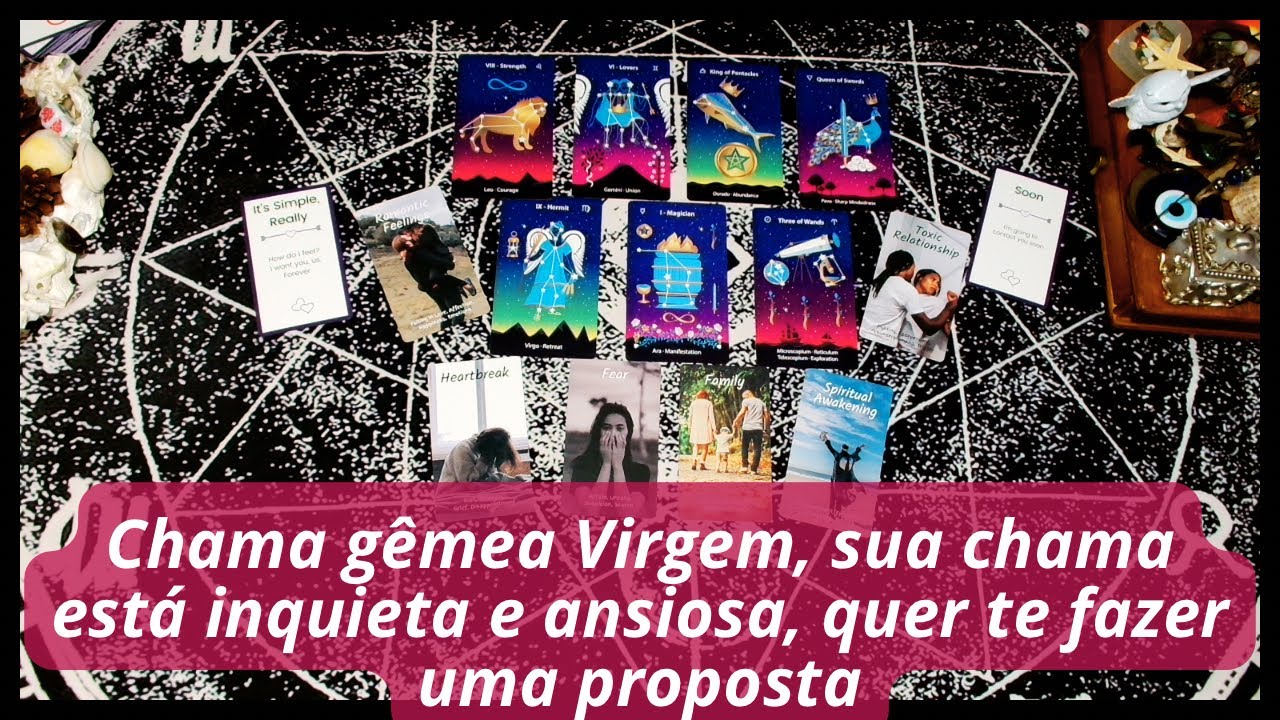 Chama gêmea Virgem, sua chama está inquieta e ansiosa, quer te fazer uma proposta