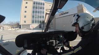 Flying a Medevac EC135 Helicopter from Wisconsin to Virginia  Ferry Flight  live audio