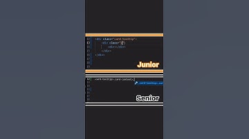 The Great Frontend Developer Debate: Junior vs. Senior😂😂 #webdevlopment #html #css #html5 #shorts