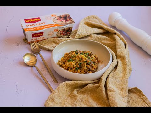 ¡Cous Cous con Berenjena! 🍆 5 Minutos (RECETA VEGANA)👩‍🍳