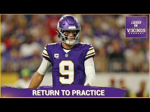 J.J. McCarthy RETURNS To Practice & The Rubber Meets The Road