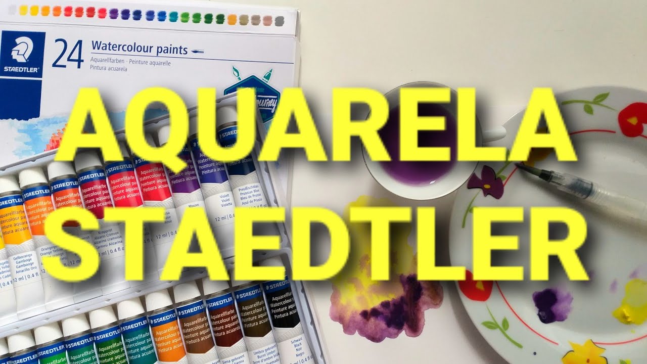 Aquarela Staedtler Primeiras ImpressÕes Youtube