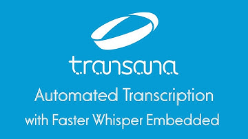 Automated Transcription - Faster Whisper 5.10