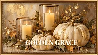 Golden Grace | Elegant Autumn Paintings with Relaxing Music | Frame TV Art Screensaver 4K