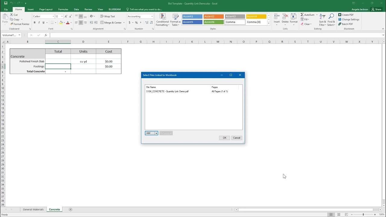 Bluebeam簡易教學 (功能篇) Quantity Link YouTube
