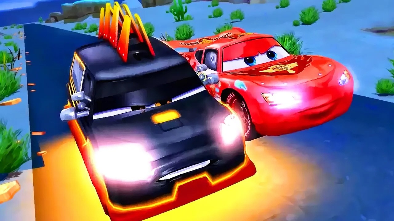Cars 2: Fast as Lightning - Yokoza VS Lightning McQueen