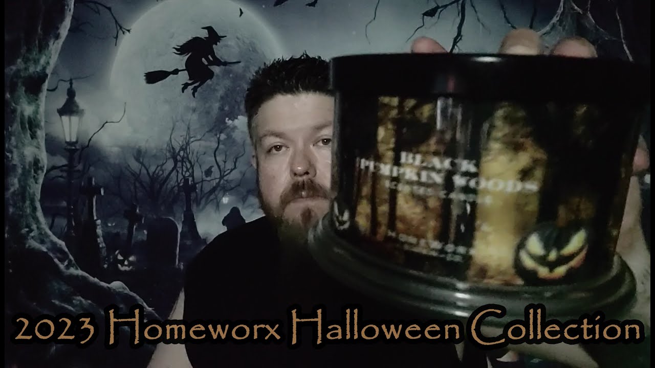 Homeworx 2023 Halloween Candle Haul Cold Sniff Possessed Plum