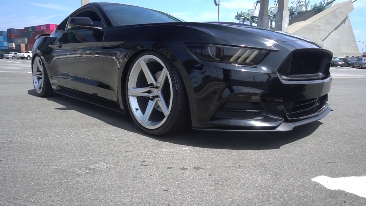 BadPoni Mustang on Conceptone wheels CSM02 in San Pedro