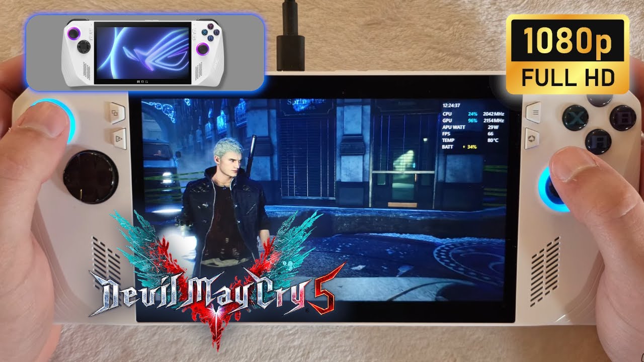 ASUS ROG Ally | Devil May Cry 5 | 1080p | High settings