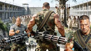 A special soldier storms an enemy camp alone, fights through and rescues POWs, wiping them all out.