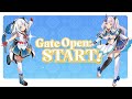 Gawr Gura and Pavolia Reine sing Gate Open: START!