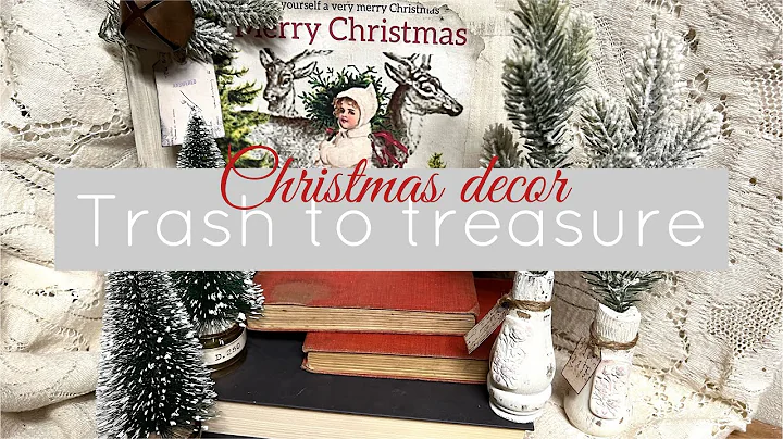 DIY for resale / thrift flips / Trash to treasure / creating Christmas decor 2023