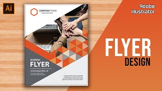 How to make Brochure Design in Adobe Illustrator CC 2020 Poster Design Flyer design