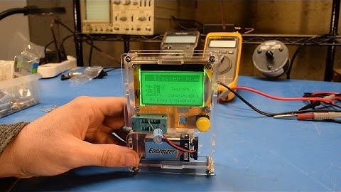 Mega328 LCR-T4-H component tester overview, quick demo, and first impressions