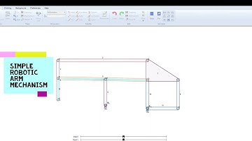 Stimulation of Robotic Arm...Made with using Linkage software..