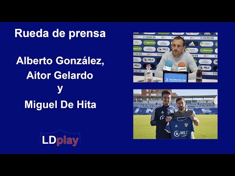 Rueda de prensa de Alberto González, Aitor Gelardo y Miguel de Hita