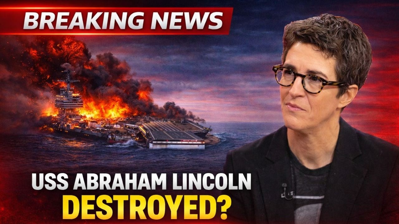 1 Min Ago: Iran Strikes U.S. Aircraft Carrier USS Abraham Lincoln | Rachel Maddow