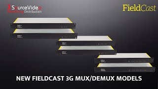 Streamline Your Live Production With 3 New Fieldcast Muxdemux Multiplexers
