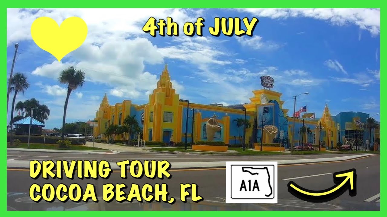 Driving Tour Cocoa Beach, Florida 4th of July, 2021 YouTube
