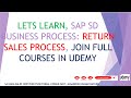 LETS LEARN, SAP SD BUSINESS PROCESS: RETURN SALES PROCESS, JOIN FULL COURSES IN UDEMY